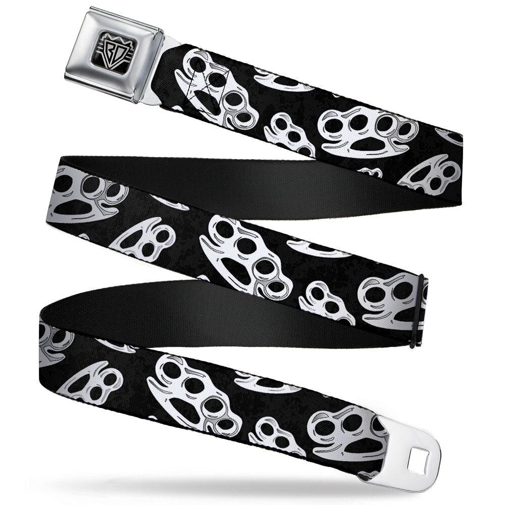 2693 INC. Unisex-Adult's Buckle-Down Seatbelt Belt Brass Knuckles Regular